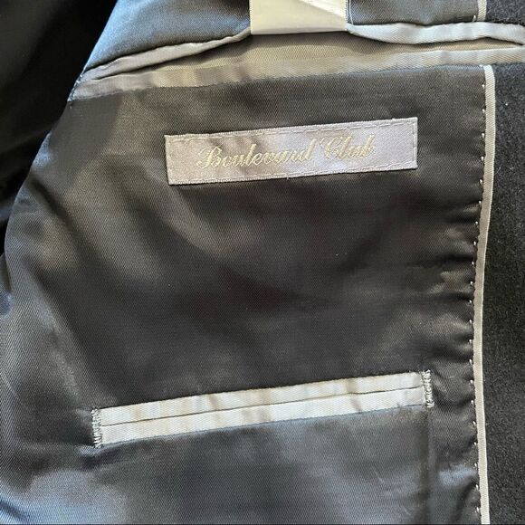 Black 100% Cashmere Blazer - Picture 8 of 15